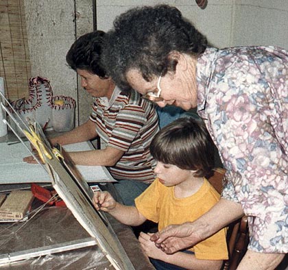 Vera Griffin's art class