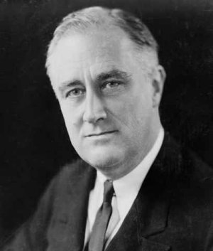 Franklin D. Roosevelt<BR>